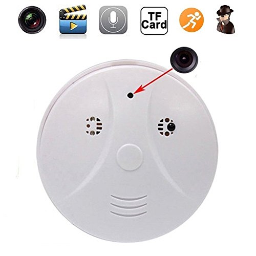 Indoor Hidden Camera Smoke Detector Full HD 1080P Motion 