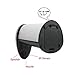 GooQee Automatic Touchless Countertop Liquid Soap Dispenser with IR Sensor - Remain Visible Window - Waterproof Base for Kitchen Bathroom Sanitizer Shampoo Lotion – Chime Optional (Black 12oz/340ml)