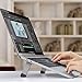 Laptop Stand,ANKCE Aluminum Invisible Lightweight Laptop Computer Stand, Ergonomic Adhesive Notebook Laptop Holder, Compatible with Laptop,MacBook, iPad, Tablet (Patented)（Gray）thumb 4