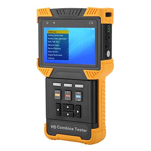 Akozon CCTV Tester DT-T60 Multi-function Tester 1080P IP Analog Camera Testing HD Combine Tester AC100-240V 4.0" LCD CVBS Analog Camera Tester Video/PTZ Tester/Security Camera/Cable Tester(US Plug)