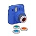 Fujifilm Instax Mini 9 Camera Ice Blue (USA) + Accessories kit for Fujifilm Instax Mini 9 Camera Includes Instant Camera + Fuji Instax Film (20 PK) Galaxy Case + Frames + Selfie Lens + Album and More