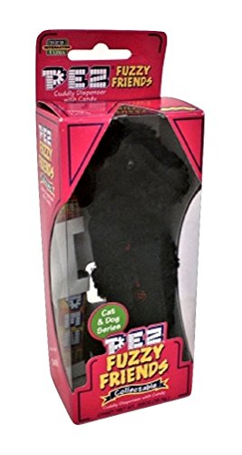 Pez Fuzzy Friends by Dakin Plush Dog & Cat Candy Dispenser with clip Molly Poodle Dog