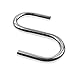 TWING S Hooks Stainless Steel Hanging Hooks S Shaped, Fishing Lure, Jewelry and Key Ring Assembly Set of 100PCS