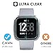 Compatible Fitbit Versa Screen Protector,Waterproof Tempered Glass Screen Protector Cover Saver Compatible Fitbit Versa Smart Watch Resist Ultra Clear HD Anti-Bubble(3-Pack)