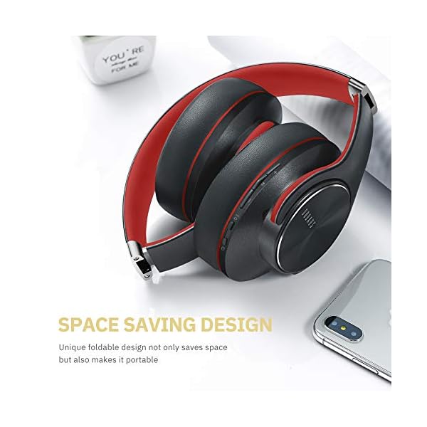 DOQAUS-Wireless-Headphones-Over-Ear-52-Hrs-Playtime-Bluetooth-Headphones-with-3-EQ-Modes-Soft-Memory-Protein-Earpads-Foldable-Wireless-Wired-Headphones-with-Mic-for-Home-Office-Cellphone-PC-Tablet DOQAUS Wireless Headphones Over Ear, 52 Hrs Playtime Bluetooth Headphones with 3 EQ Modes, Soft Memory Protein Earpads…