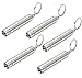 SuperBinson Key Flashlight 5 Pack,Batteries Included, Small Flashlight Pocket Size, Stainless Steel Flashlight with Keychain, Perfect Moonlight for Camping,Traveling, Backpacking etc