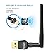 USB WiFi Adapter, Ciysty 600Mbps Wireless USB WiFi Adapter,AC600 Dual Band 2.4GHz/150Mbps+5.8GHz/433Mbps,802.11 ac/a/b/g/n High Gain Antenna Network Lan Card Support Windows XP/7/8/10,MAC,OSX/Linux