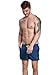 Neleus Men's Beach Shorts Swimming Trunk with Pockets,802# Navy Blue,USA S,Tag L