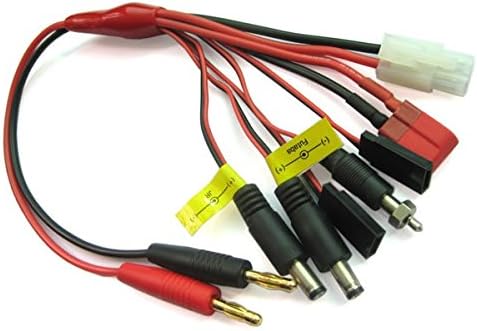 Etronix4.0mm plug to Glow/Tamiya/Deans/JR TX+RX and Futaba RX+TX PVC Wire