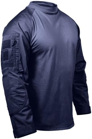 Rothco Navy Blue Military Combat Shirt - Size: Medium