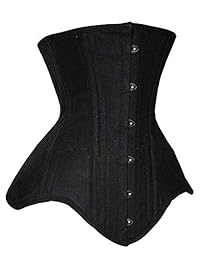 SHAPERX Cintura de acero para trabajo pesado, deshuesado, resistente, cintura larga, corsés debajo del busto, talladora corporal