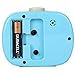 Lily's Home Quiet Non-Ticking Silent Quartz Vintage/Retro Inspired Analog Alarm Clock - Blue