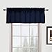 United Curtain Metro Woven Straight Valance, 54 by 16-Inch, Navy