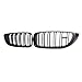 F32 Grille, ABS Front Replacement Kidney Grill for BMW 4 Series F32 F33 F36 F80 F82 Matt Black