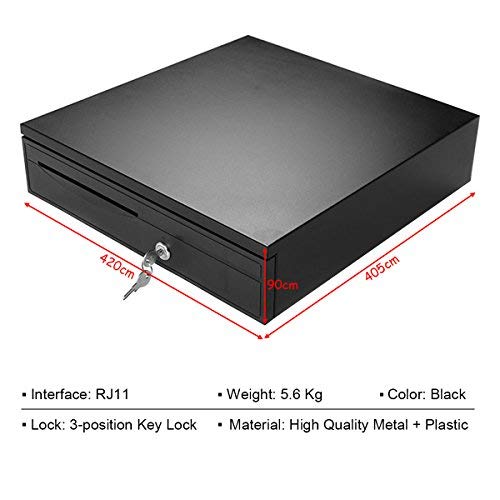 Cash Drawer Tray Compatible Square Register Pos Printer Mini White