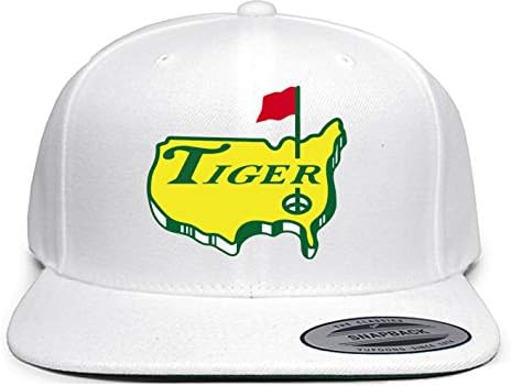 White Snapback Tiger The Masters Logo Hat