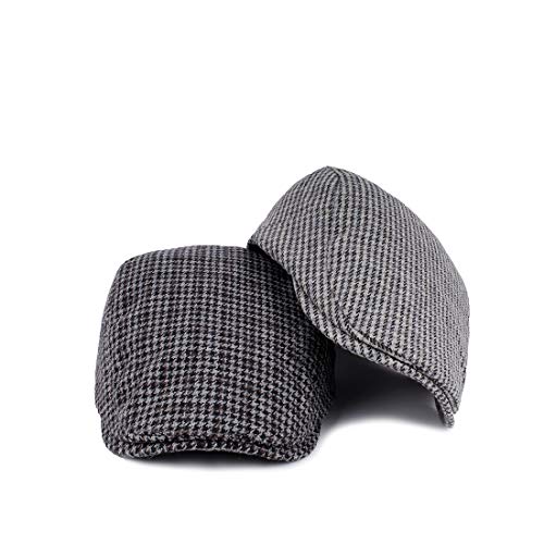 Ziyoot Men's 1920s Accessories Gatsby Gangster Costume Set Gangster Beret Y-Back Suspender - Thumbnail 4