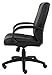 Boss Office Products Caressoft Executive Mid Back Chair in Black