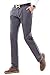 Men Casual Pants No Elasticity Straight No Iron Anti-Wrinkle Trousers