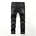 FREDD MARSHALL Boy's Black Skinny Ripped Destroyed Distressed Stretch Slim Fit Denim Jeans Pant