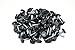 Combo Solutions Adjustable Furniture Levelers ¼ -inch Black Levelers - Pack of 100