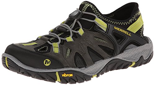 Merrell Men's All Out Blaze Sieve Water Shoe, Castle Rock/Green Oasis, 12 M US