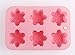 CHICHIC 6 Cavity Silicone Snowflakes Soap Molds, Handmade Soaps, Baking Mold Cake Pan, Biscuit Mold, Chocolate Mold, Ice Cube Tray for Homemade Craft Cake Mold Pudding Mold Jello Mold DIY