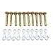 (10 Pack) 738-04155 & 714-04040 for MTD Shear Pins with Clips