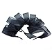 2cm Wide Flat Shoelaces Kids Voile Shoe Laces Girls Ribbon Laces 120cm Black