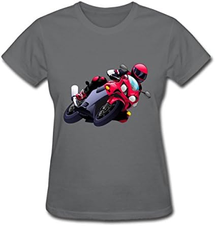 Van Women's Locomotive Ducati Grand Prix Motorcycle Racing Tees M DeepHeather