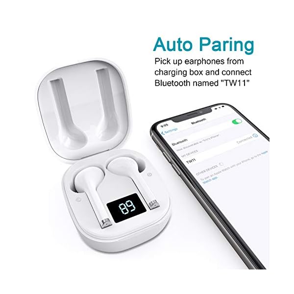 Wireless-Bluetooth-EarphonesAFXMATE-Bluetooth-50-Wireless-Earbuds-with-Noise-Canceling-Mic30H-PlaytimeMini-Charging-CaseIPX5-Waterproof-HiFi-Stereo-Headphones-Compatible-with-iPhone-and-Android AFXMATE Wireless Bluetooth Earphones, Bluetooth 5.1 Wireless Earbuds with Noise Canceling Mic,35H Playtime,Mini Charging…