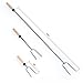 Marshmallow Roasting Sticks,Set of 5 Telescoping Extended Skewers and 10 Bamboo Skewers & Hot Dog Fork