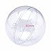 UNIQLED Clear Plastic Fillable Christmas DIY Craft Ball Ornament - Pack of 10 (40mm)