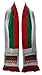 RUFFNECK National Soccer Team Bulgaria Scarf, White, One Size