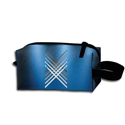 Drum Sticks Travel Cosmetic Bag Portable Organizer Multifuncition Handbag