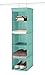 Whitmor 5 Shelf Hanging Accessory Shelves Turquoise