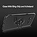 ICONFLANG Samsung Galaxy S8 Plus Case with Ring Holder Kickstand Function, 360 Degree Rotating Ring Holder Grip Case for Samsung S8 Plus, Ultra Slim Thin Hard Cover for Samsung S8+ (Black)