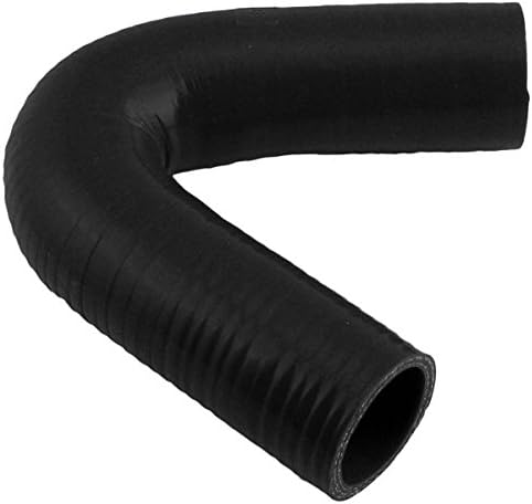 Pegasus E135.38-BLACK, Black Silicone Hose, 1 1/2" I.D. 135 degree Elbow, 4" Legs (no logo)