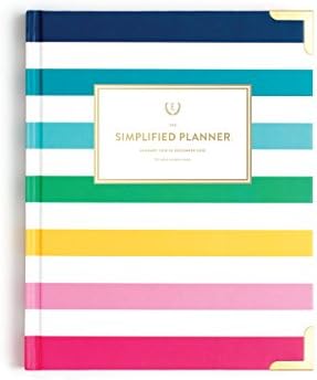 Emily Ley Paper 2018 Calendar Weekly Simplified Planner - Happy Stripe