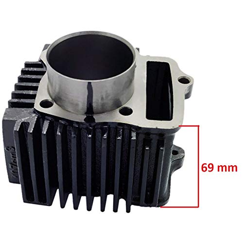 KDSG 52mm Complete Cylinder Kit Piston Rings Set for 110cc 4 Stroke Engine ATV UTV Moped Quad Dirt Bike Go Kart Scooter Honda Taotao Kazuma Redcat - Thumbnail 2