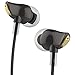 Rock Earphones Wired Headphones In Ear Stereo Noise Isolating Zircon Earbuds with Microphone and Volume Control for Sports Running 3.5mm Jack for In-line Control 1.2M (Black)