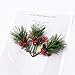 Sunm Boutique Artificial Pine Picks Artificial Plants Small Pine Picks for Christmas Flower Arrangements Wreaths and Holiday Decorations