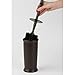 iDesign 93720 Kent Plastic Toilet Bowl Brush and Plunger Set, Slim Combo Set for Cleaner Storage, Ideal for Master, Kids', Guest, Office Bathroom, 10.04