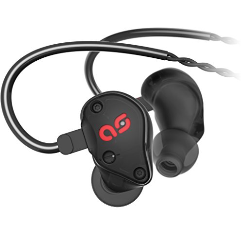 Aurisonics ASG-2.5 Generic Fit Digital-Hybrid In-Ear Monitors in Polished Black