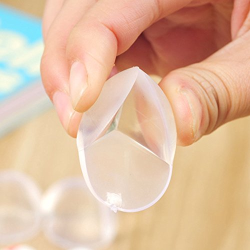 Wecando 20 PCS Medical Grade Clear Baby Corner Guards (Ball Shape, Matte Finish) - Baby Proofing Corner Protector - Child Proof Corner Cover Corner Bumpers - Baby Safety Corner Guards - Thumbnail 6