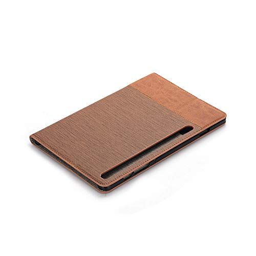 elecfan Flip Stand Case for Samsung Galaxy Tab S6 10.5" 2019, Business Cover Protective Case Smart Bumper with Card Holders for Samsung Galaxy Tab S6 10.5 Inch T860/T865/T867 - Light Brown