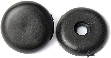 Chinis Car Vehicle Seat Belt Retaining Replacement Button Stop Black