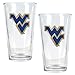 West Virginia Moutaineers NCAA Two Piece Pint Ale Glass Set