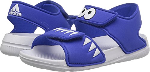 Adidas Boys  Altaswim I, Hi-Res Blue/White/Hi-Res Blue, 4 M US Toddler