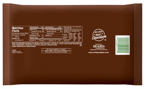 MILKY WAY Milk Chocolate Minis Size Candy Bars 11.5-Ounce Bag (Pack of 4)